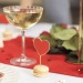 10 PICOS DE CÓCTEL EN FORMA DE CORAZÓN ROJO Y DORADO regalo de empresa