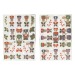 STICKERS CASSE NOISETTE X 50PCS, décoration et objet de Noël publicidad