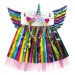 SET LICORNE RAINBOW ENFANT 3PCS, serre-tête publicidad
