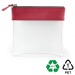 Estuche transparente con cremallera 185 x 180 x 20 mm en rPET regalo de empresa