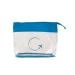 Trousse de toilette transparente, trousse d'avion publicidad