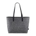 Sac feutre anses simili cuir, goodies en feutrine publicidad