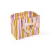 Sac de plage rayé 38x20x31cm, sac de plage publicidad