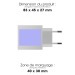 Chargeur secteur 4 USB 5A, chargeur mural publicidad