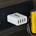 Shi - cargador de pared de carga rápida con 4 puertos usb, cargador de pared publicidad