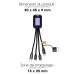 Câble 5 en 1 - 2.4A - Charge rapide RABS certifié, câble de chargement publicidad