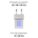 Miniatura del producto TOMA DE CORRIENTE BLANCA 30W ORIGEN FRANCIA GARANTIZADO 1
