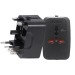 Adaptateur universel de voyage - Noir regalo de empresa