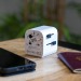 Adaptateur universel Europe vers Monde, prise électrique universelle et adaptateur universel de voyage publicidad