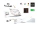1 tarjeta cuadrada ecológica de 4 g con anilla personalizable regalo de empresa