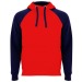 BADET - Sweat-shirt bi couleur unisexe, Sweat-shirt publicidad