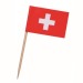 Pico de comida Bandera suiza regalo de empresa
