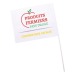 Bandera grande de papel 40x30cm, bandera publicidad