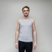 Camiseta de tirantes para hombre, Tapa de tanque publicidad