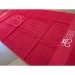Drap de bain logo embossé relief jacquard 70x140 cm au Pantone, Serviette de douche 70x140cm publicidad