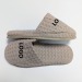 Chaussons de luxe en nid d'abeille avec logo brodé regalo de empresa