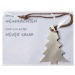 Casse-noix, motif standard, en acier inoxydable en sachet sans noix - sapin dans un sac de violoncelle - la norme regalo de empresa