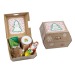 Coffret cadeau de Noël - Pots en terre et chocolat Père Noël regalo de empresa