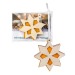Colgante de fieltro y madera - Estrella en bolsa promocional regalo de empresa