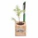Pot cube bois de bureau de Noël - Epicéa - Epicéa, décoration et objet de Noël publicidad
