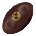 BALÓN DE RUGBY DE CUERO VINTAGE, balón de rugby publicidad
