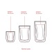 Vaso para beber de doble pared, 80 ml - STOCK, verrine publicidad