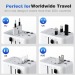 GlobePlug, Universal Travel Adaptor, 12W ST, prise électrique universelle et adaptateur universel de voyage publicidad