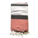Fouta Déco recyclée 200x100cm, Fouta publicidad