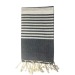 Fouta Paul coton recyclé 190g 200x100cm, Fouta publicidad