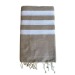 Fouta nid d'abeille 5/5 coton recyclé 200x100cm, Fouta publicidad