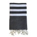 Fouta nid d'abeille 5/5 coton recyclé 200x100cm, Fouta publicidad