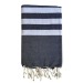 Fouta nid d'abeille 5/5 coton recyclé 200x100cm, Fouta publicidad