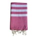 Fouta nid d'abeille 5/5 coton recyclé 200x100cm, Fouta publicidad
