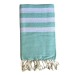 Fouta nid d'abeille 5/5 coton recyclé 200x100cm, Fouta publicidad