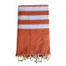 Fouta nid d'abeille 5/5 coton recyclé 200x100cm regalo de empresa