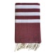 Fouta nid d'abeille 5/5 coton recyclé 200x100cm, Fouta publicidad