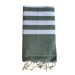 Fouta nid d'abeille 5/5 coton recyclé 200x100cm, Fouta publicidad
