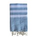 Fouta nid d'abeille 5/5 coton recyclé 200x100cm regalo de empresa