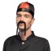 Chapeau Mandarin avec natte, accessoire de fête et de déguisement publicidad