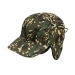 Casquette camouflage 4 panneaux en fibre polaire et polyester regalo de empresa