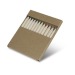 Paquet 12 crayons en bois de couleur regalo de empresa