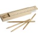 Etui 12 crayons en bois de couleur regalo de empresa