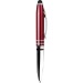Stylo à bille en plastique et métal avec lumière et touch screen, stylo lampe publicidad