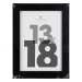 cadre photo nr eva 13x18 dis, noir, cadre photo publicidad