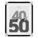 cadre photo nr eva 40x50 dis, noir, cadre photo publicidad