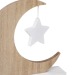 cadre photo mdf lune 10x15, blanc, cadre photo publicidad