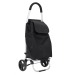 chariot shopping pliable alu gain de place 39l, poussette à marché ou cabas à roulettes publicidad