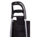 Chariot de courses 92 x 32 x 21 cm noir, poussette à marché ou cabas à roulettes publicidad