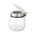 Sucrier en verre avec couvercle en acier 250ml, sucrier publicidad