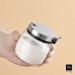 Sucrier en verre avec couvercle en acier 250ml regalo de empresa